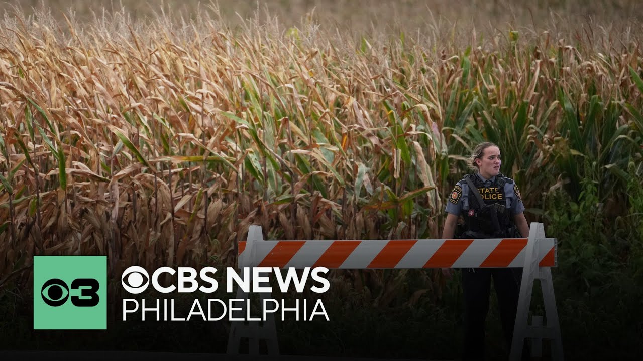 Officials identify suspect in fatal shooting of 3 Pa. police officers