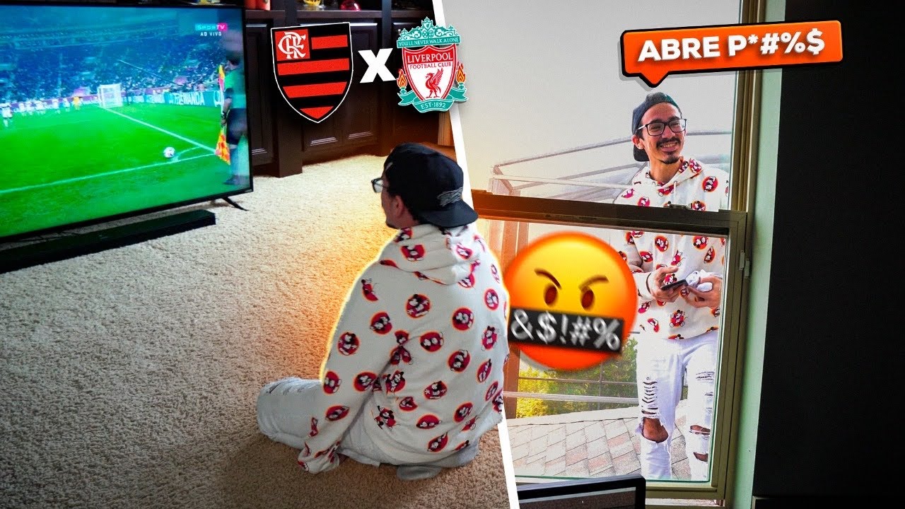 IRRITANDO MEUS AMIGOS DURANTE O JOGO DO FLAMENGO ‹ PORTUGAPC ›