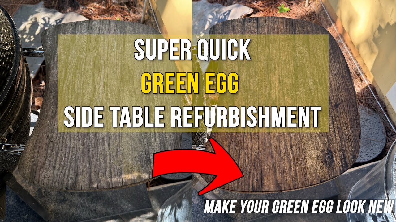 Refurbishing Green Egg Side Tables | Easy DIY Grill Upgrade
