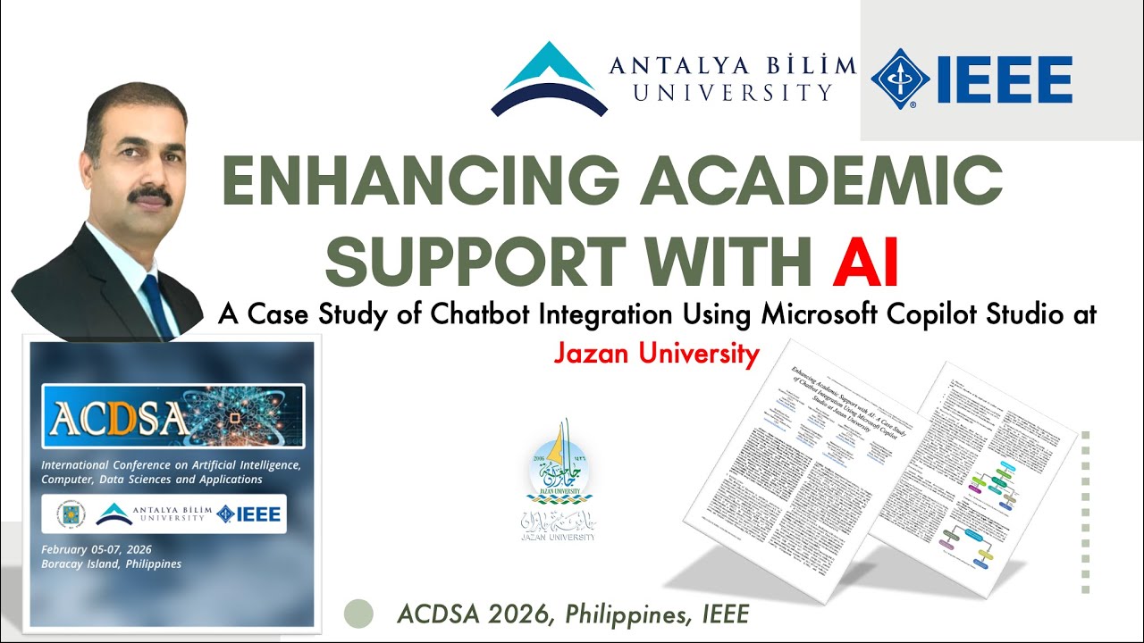 Conference ACDSA: Case Study of Chatbot Integration Using Microsoft CopilotStudio at JazanUniversity