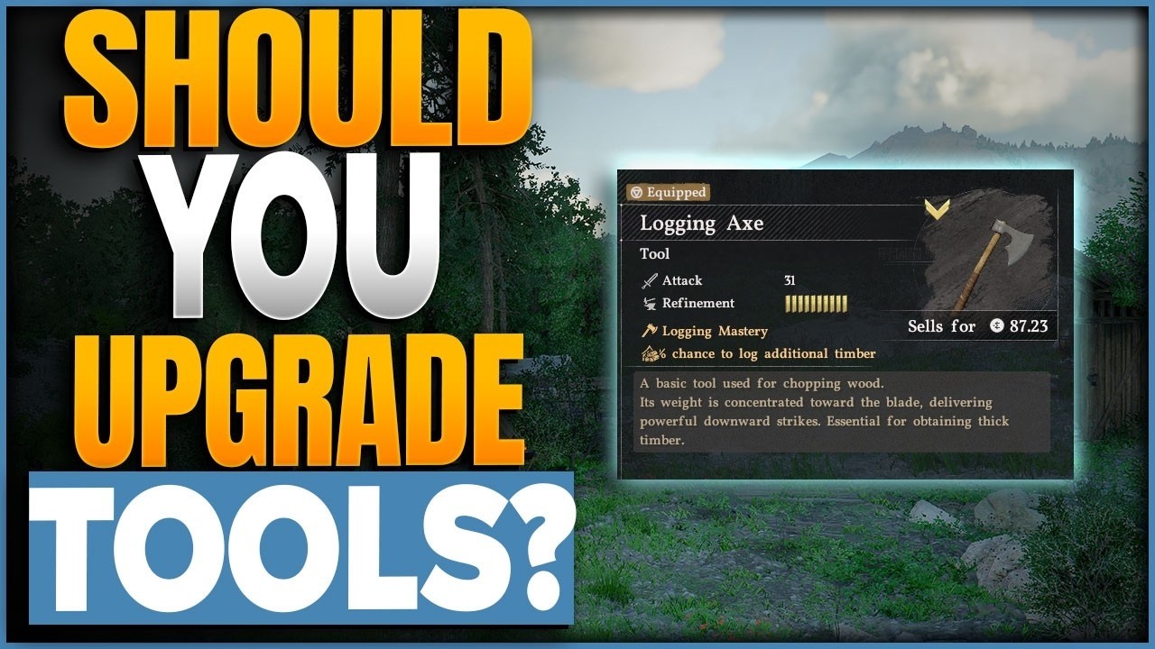 Should You Upgrade Your Tools (Pickaxe, Logging Axe) In Crimson Desert