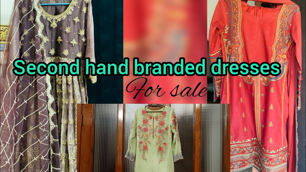 Second hand dresses for sale| second hand lawn and fancy dresses in Pakistan| Preloved dresses|