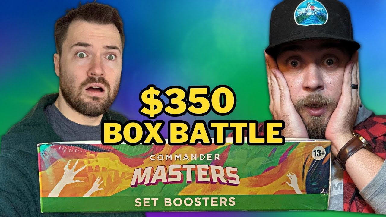 $350 Commander Masters Set Booster Box Battle With @LorcanaKhan