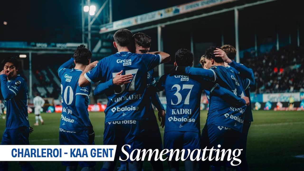🎬 Sporting Charleroi - KAA Gent: 2-3 (MD 25 JPL 🏆)