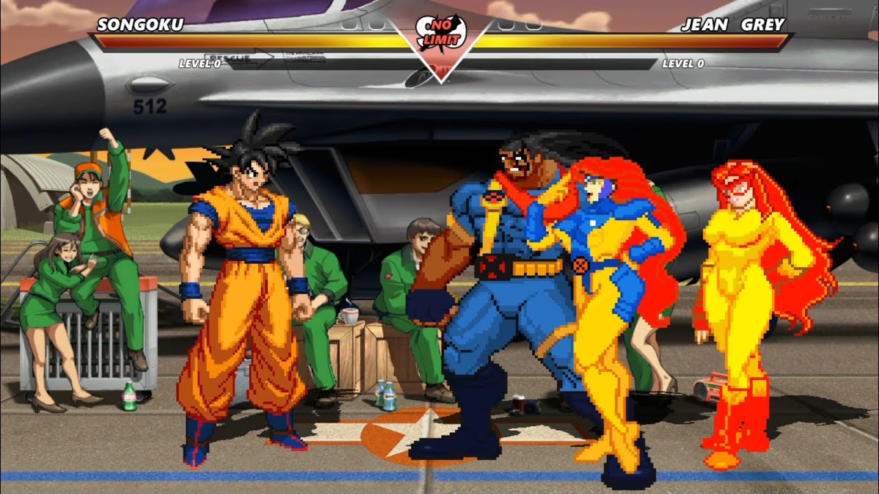 GOKU vs JEAN GREY - High Level Insane Fight!