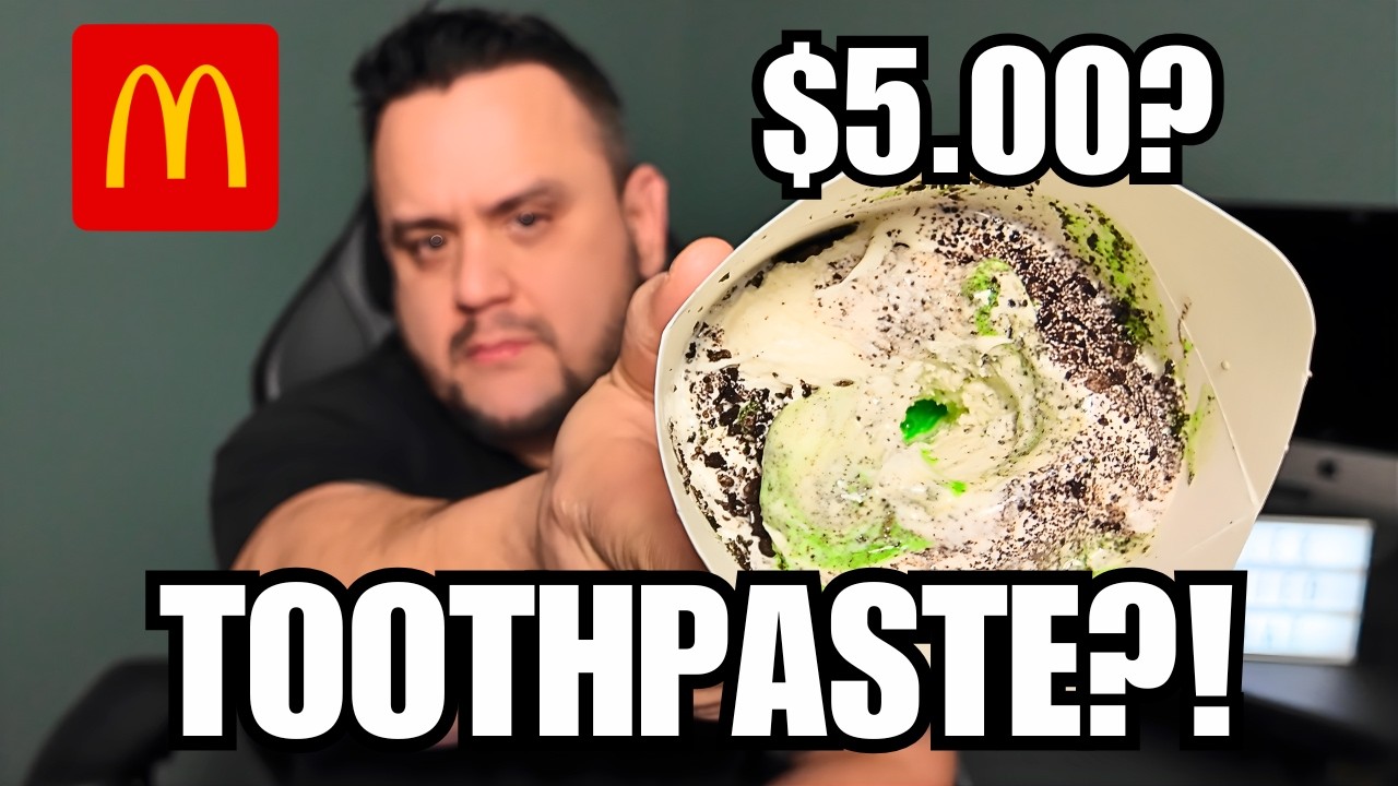 McDonald’s NEW Oreo Shamrock McFlurry… Mint Toothpaste?!
