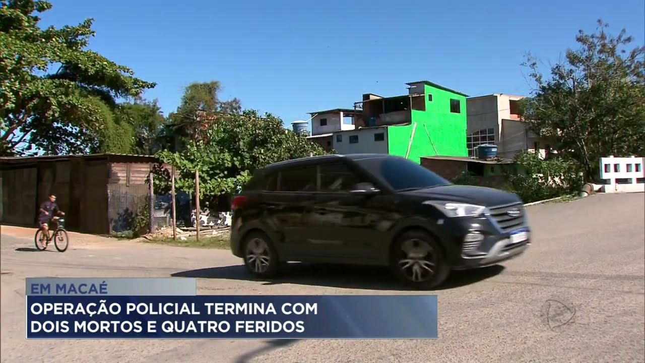 Em Macaé, operação policial termina com dois mortos e quatro feridos