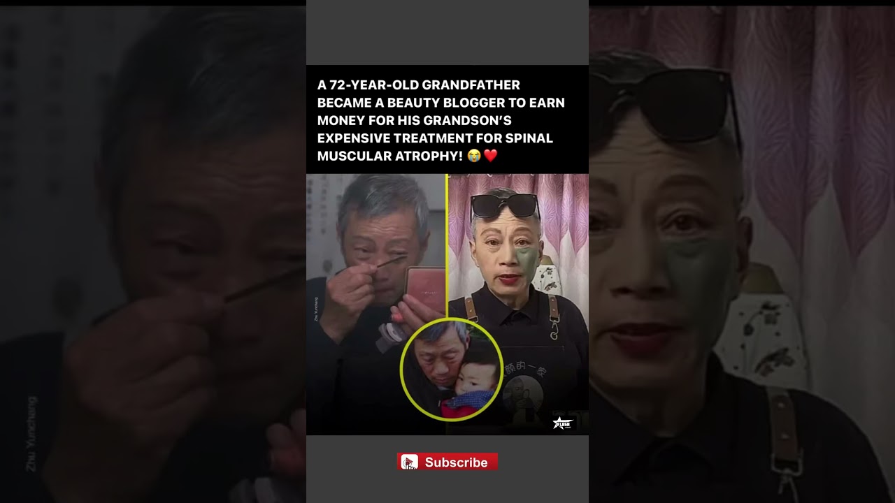 72-Year-Old Grandpa Turns Beauty Blogger to Save Grandson’s Life! 😭✨ 