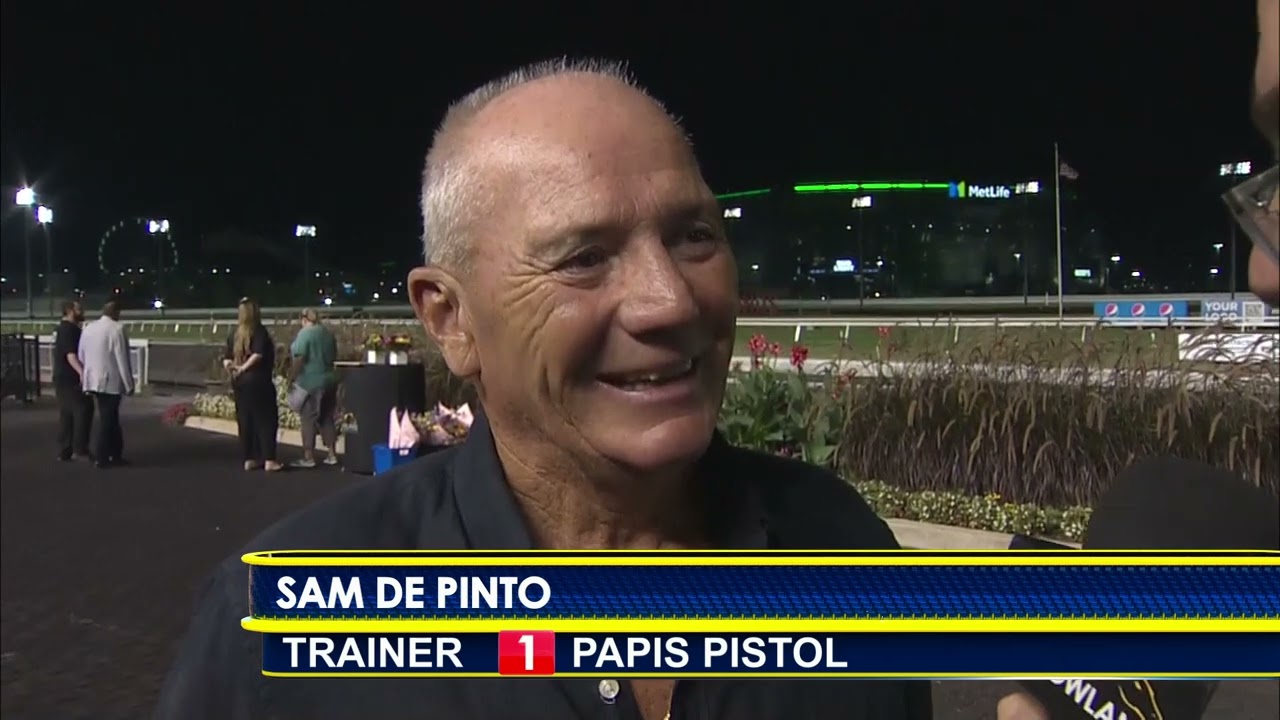 September 5,2025-Winner Circle Interview with Trainer Sam De Pinto