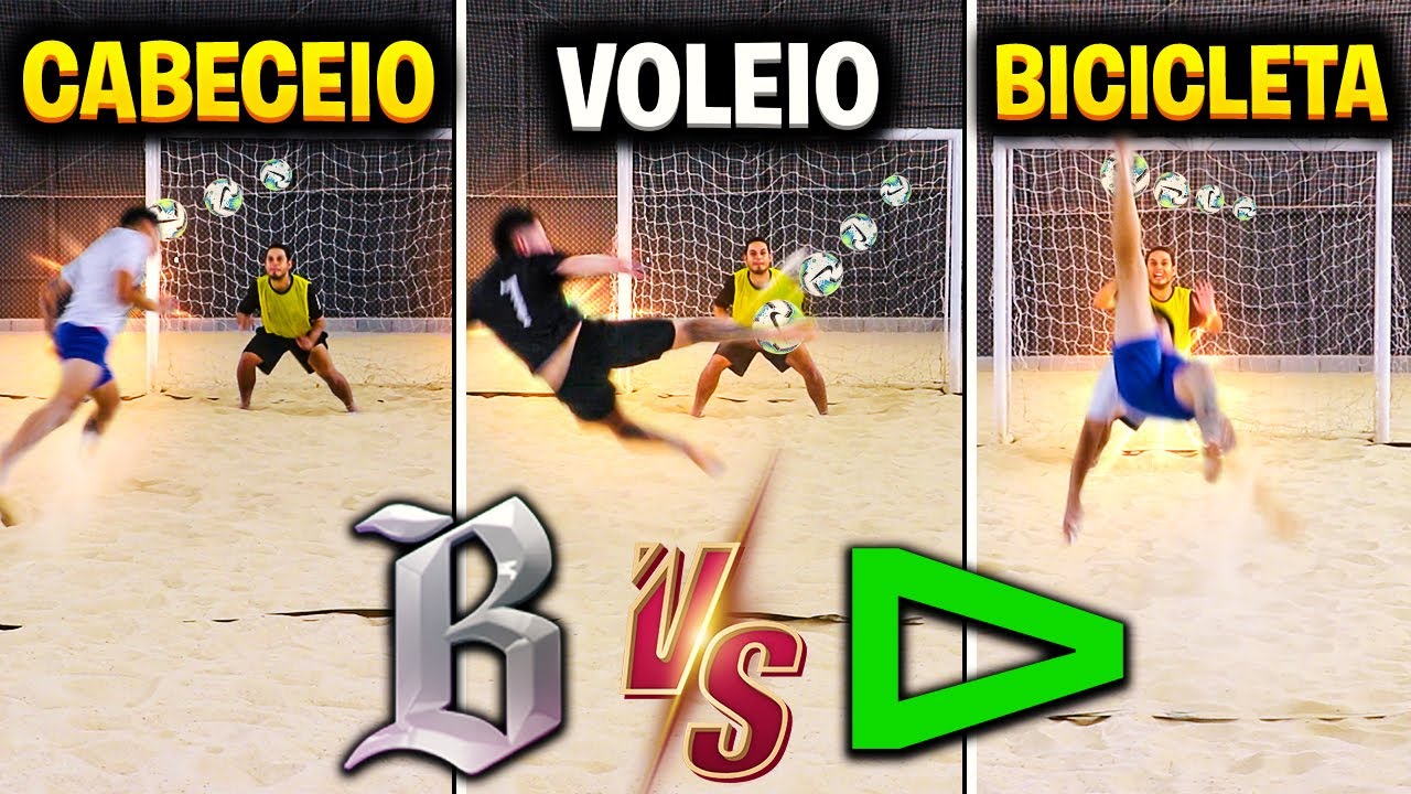CABECEIO, VOLEIO ou BICICLETA na AREIA! (BANHEIRISTAS vs LOUD)