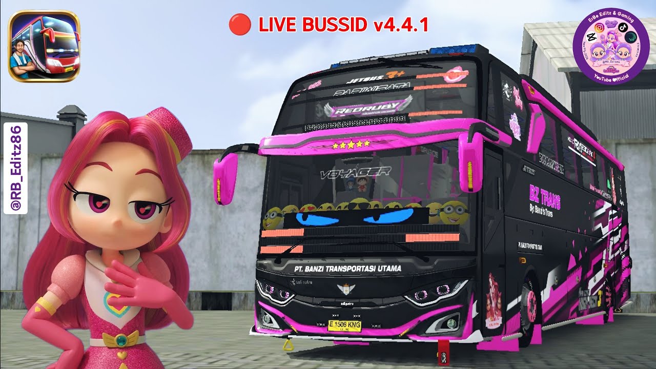 🔴 Live Bussid v4.4.1 - Pesta Ulang Tahun Red Ruby ❤️🥳🎂 (11 Februari)