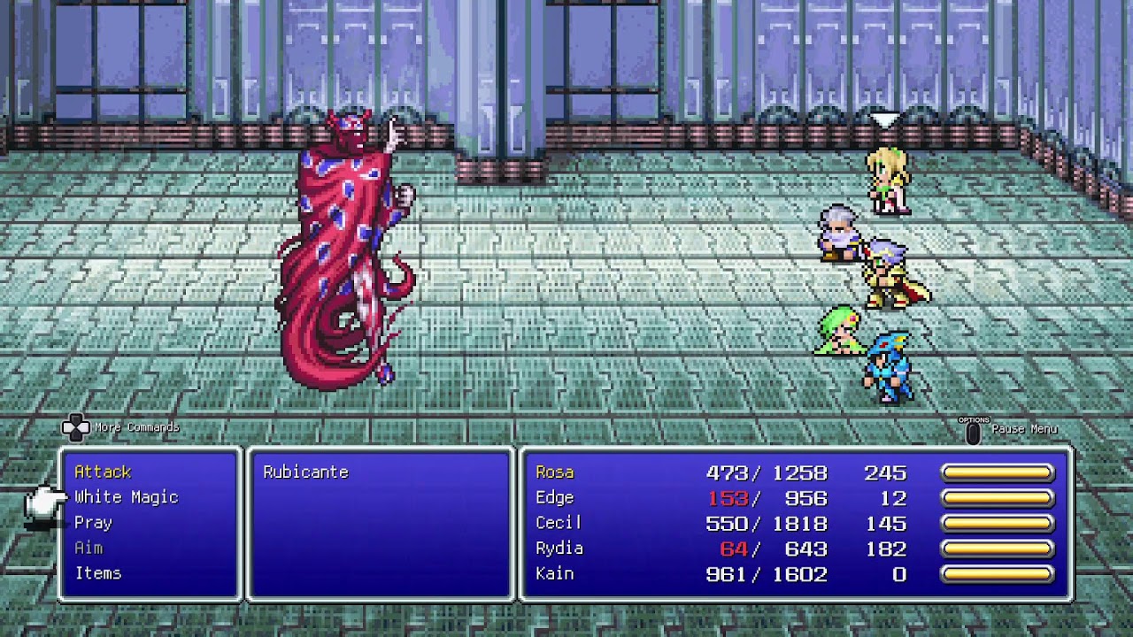 FF4 PR - No shopping, treasure, inns, healing pots, or white chocobos