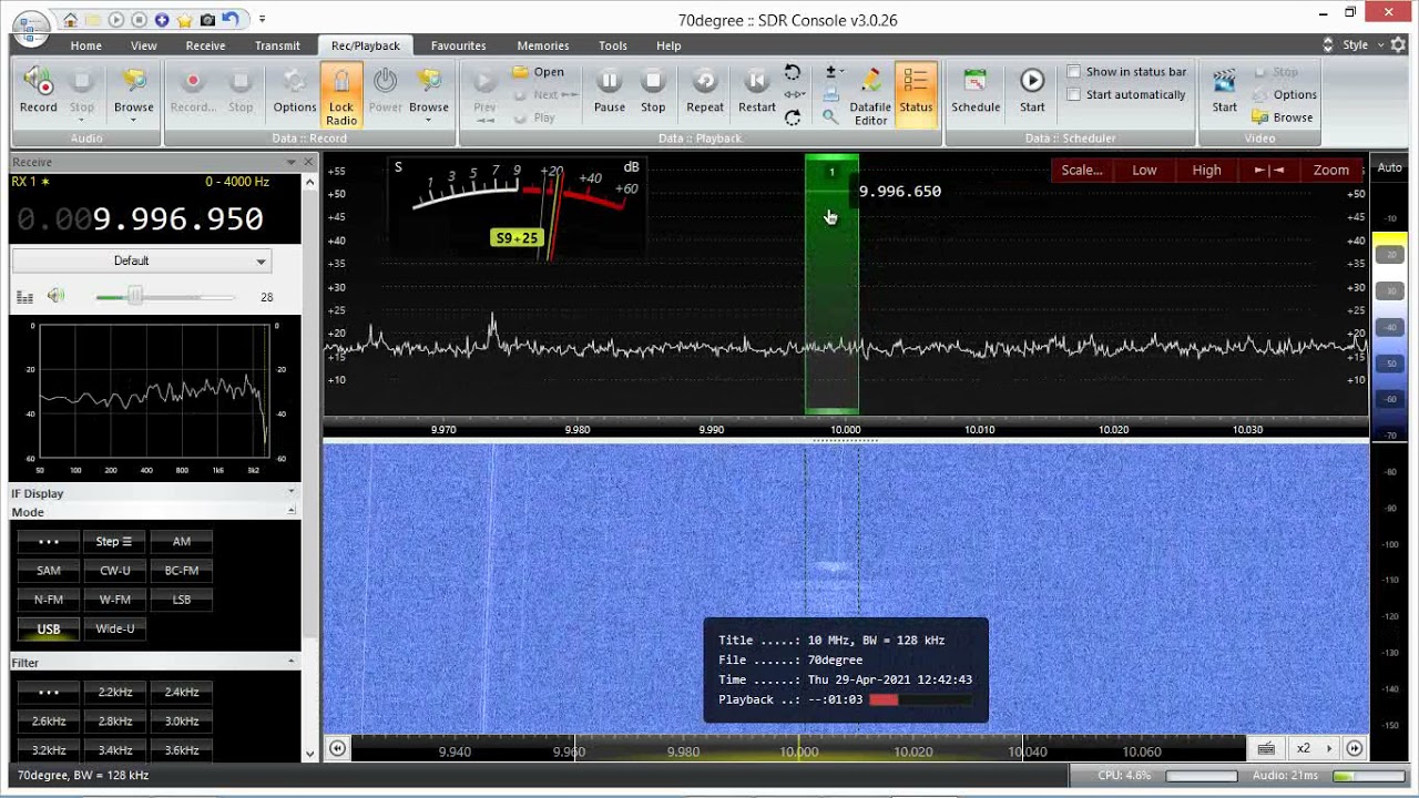 SMOG1 .CF32 file PLAY in SDRCONSOLE