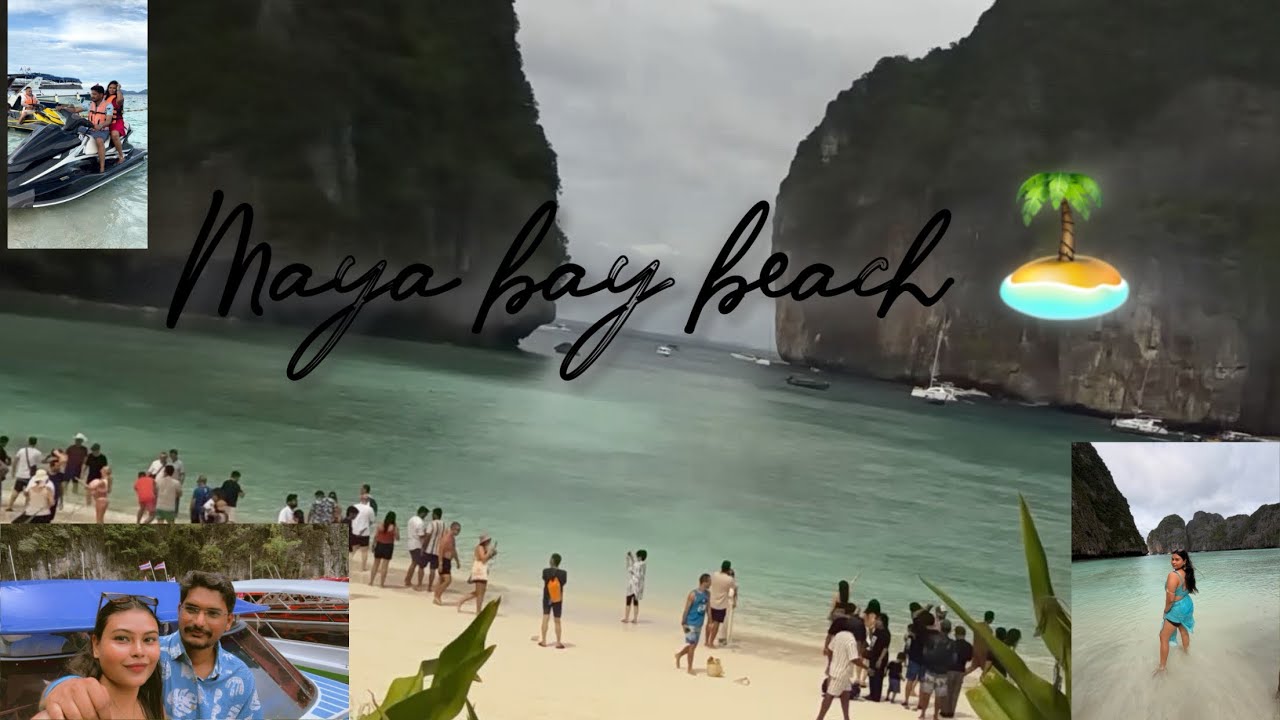 Thailand vlog part 3 Day at phi phi island 🏝️ ☀️🌊🐚