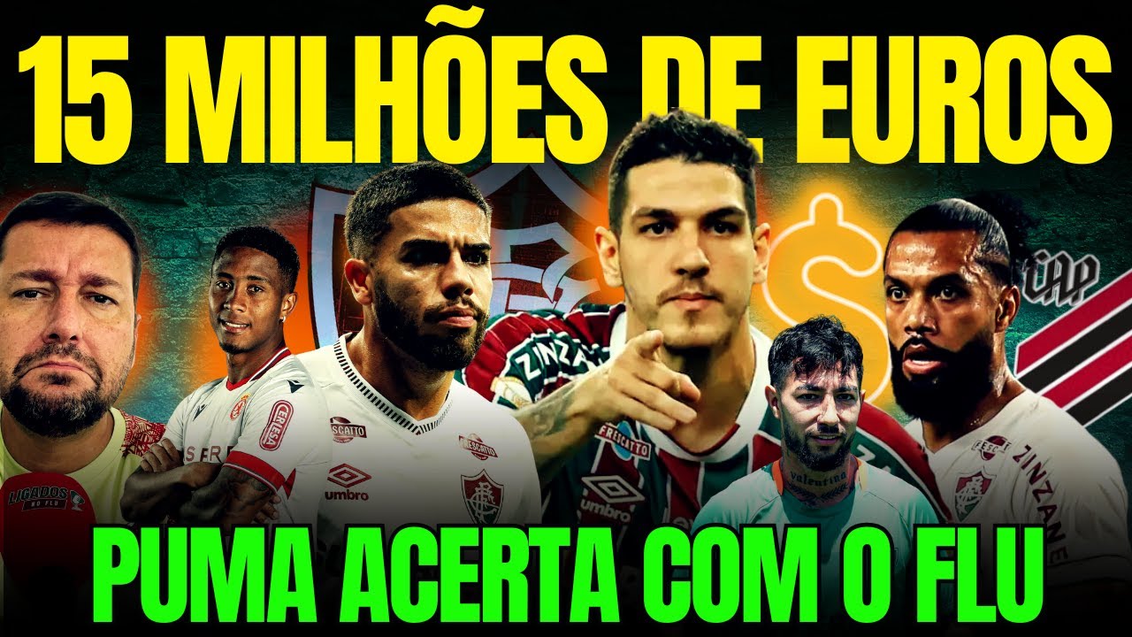 🔥FLU FECHA COM A PUMA ATÉ 2030. ZENIT VAI PEDIR ALTO POR NINO. LUCAS RIBEIRO REVELA SONDAGEM DO FLU.
