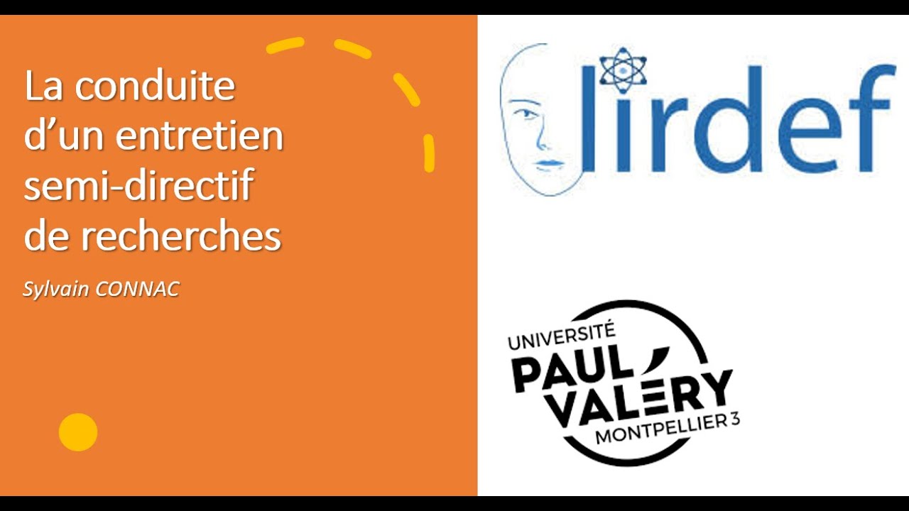 Les entretiens semi-directifs de recherche