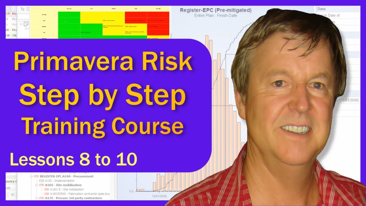 🔹 Primavera Risk Analysis &ndash; Step by Step 🔹 Lessons 8 to 10 🔹 Full Course for Project Risk Modelling