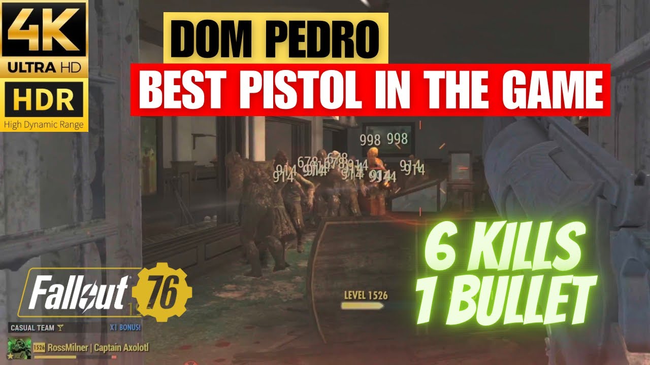 6 убийств, 1 пуля - Дом Педро - Fallout 76