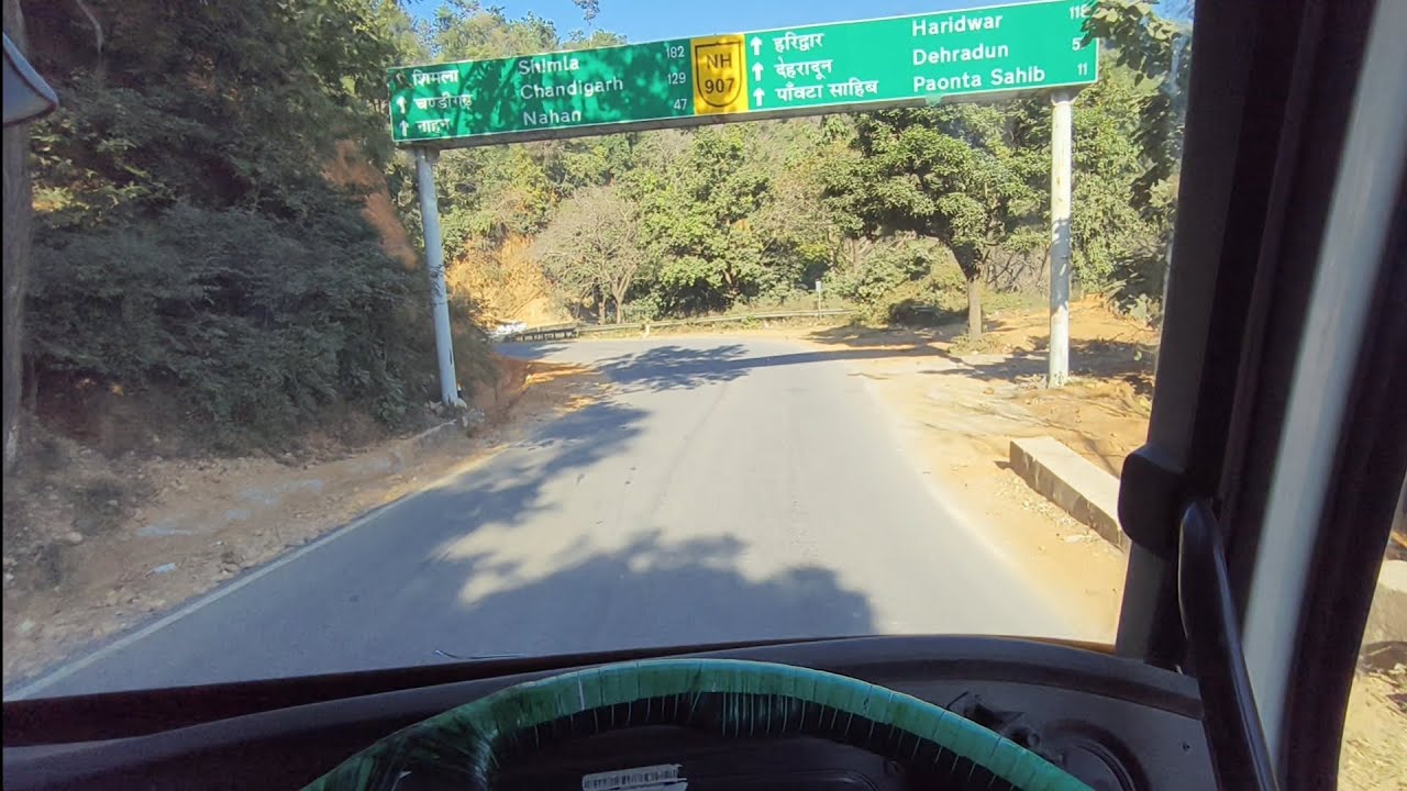 Hills — Real Truck driving Dashboard View
