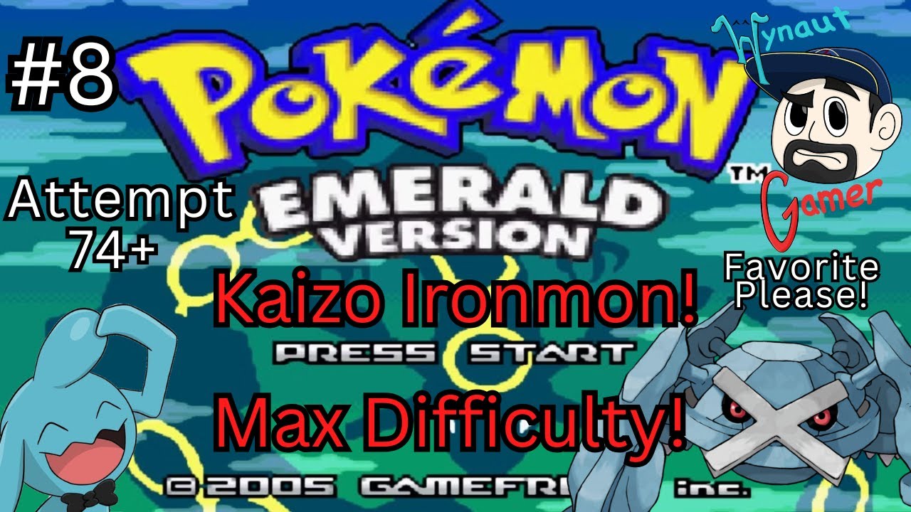 Pokemon Emerald Kaizo Ironmon! Max Difficulty! Day #8