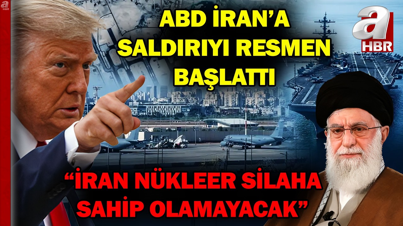 ABD İran'a Havadan Ve Denizden Saldırıyı Başlattı! İran'a Saldırı Sonrası Trump'tan İlk Açıklama