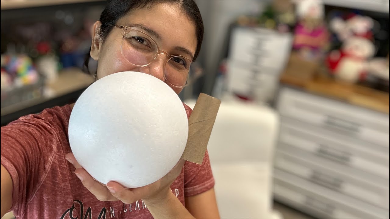 MIRA LO QUE HARÉ CON ESTA BOLA🥰Abuelita GIGANTE para el Árbol 🌲