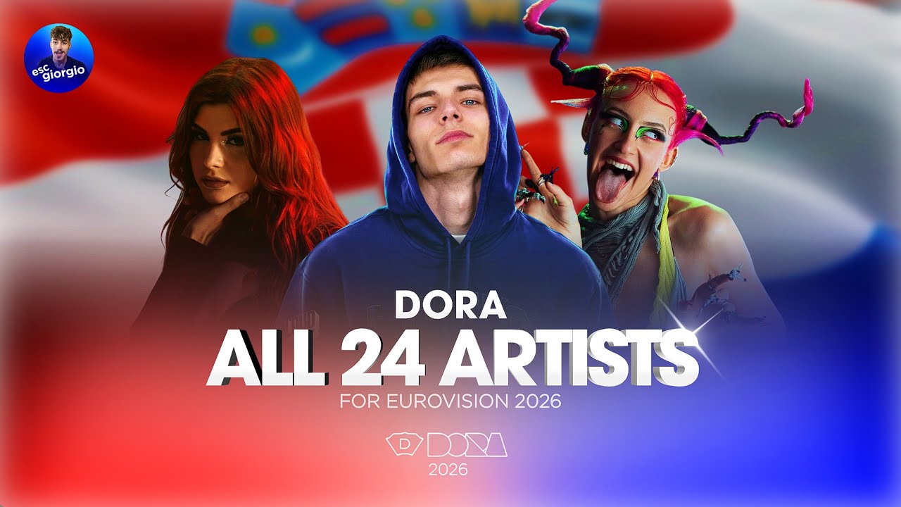🇭🇷 Dora 2026: All 24 Artists (Croatia Eurovision 2026)