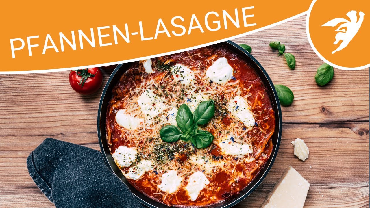 ONE POT LASAGNE | Lasagne in der Pfanne ohne Ofen