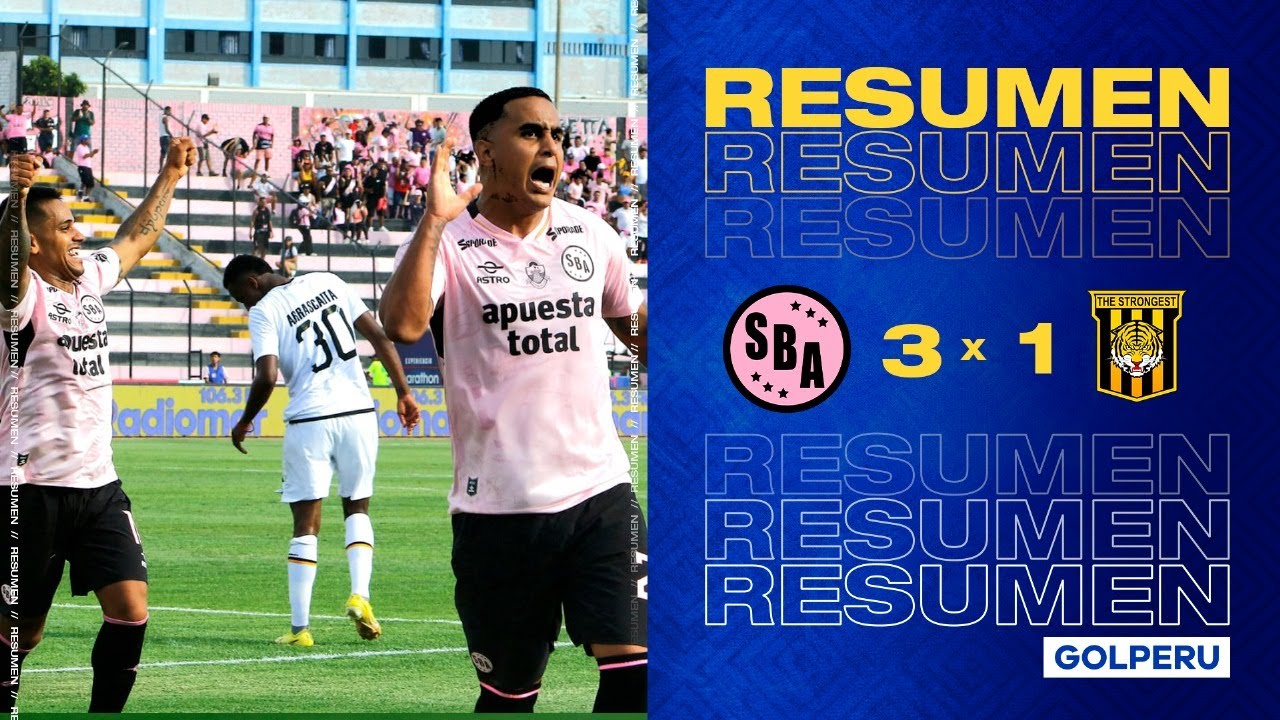 Resumen: Sport Boys 3-1 The Strongest