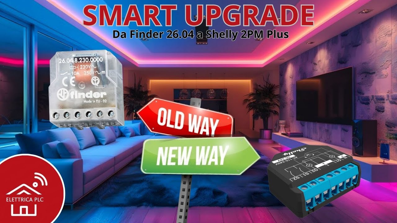 *31* SOSTITUISCI IL RELE' FINDER 26.04 CON RELE' SHELLY 2PM PLUS. TRASFORMA IL TUO IMPIANTO IN SMART