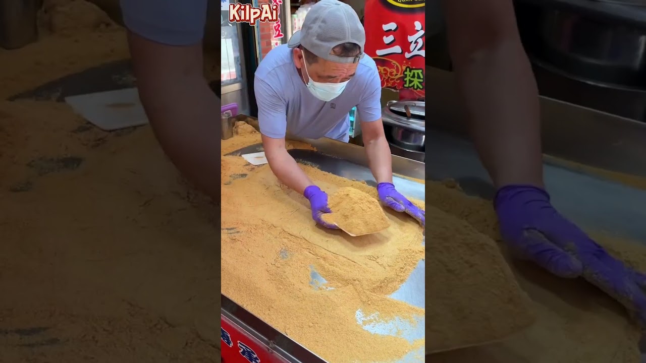 Taiwanese Peanut Candy 🍬🔥#PeanutCandy #StreetFood #TaiwanFood #Foodie #CandyMaking #SatisfyingFood