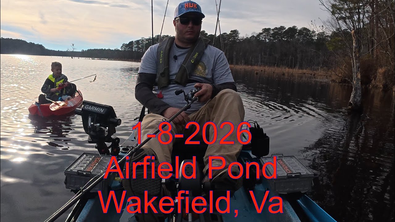 Winter Time Bass Fishing in Virginia 