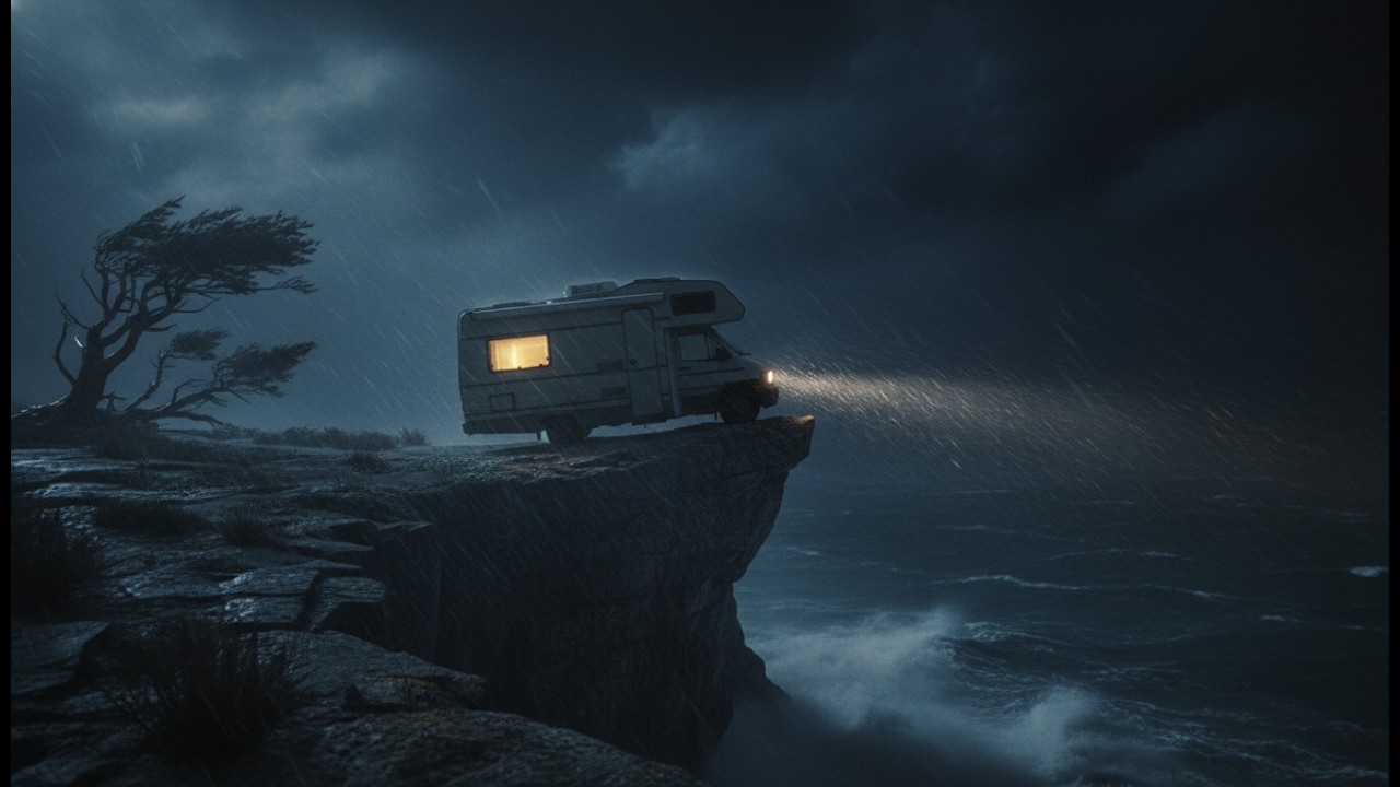 SURVIVING 80MPH WINDS: My Van Nearly FLIPPED With My Dog Inside! | Scariest Van Life Moment