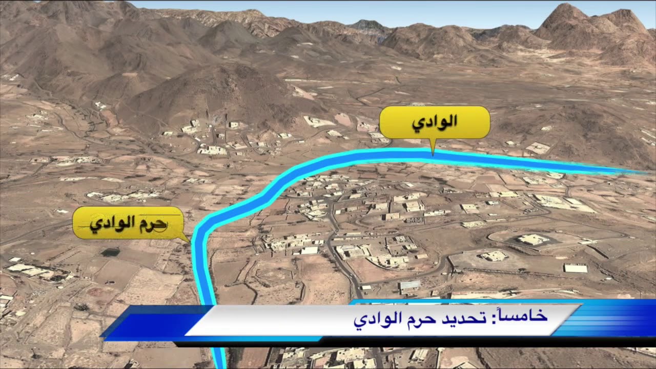 دراسة #هيدرولوجية لدرء أخطار السيول وتصريف مياه الأمطار لبلدية #بللحمر