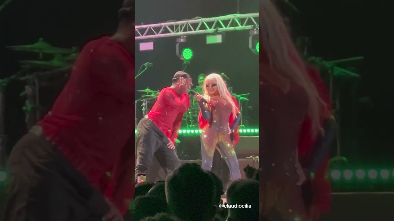 Christina Aguilera @xtina LIVE in concert at EuroPride Valletta, Malta 2023.