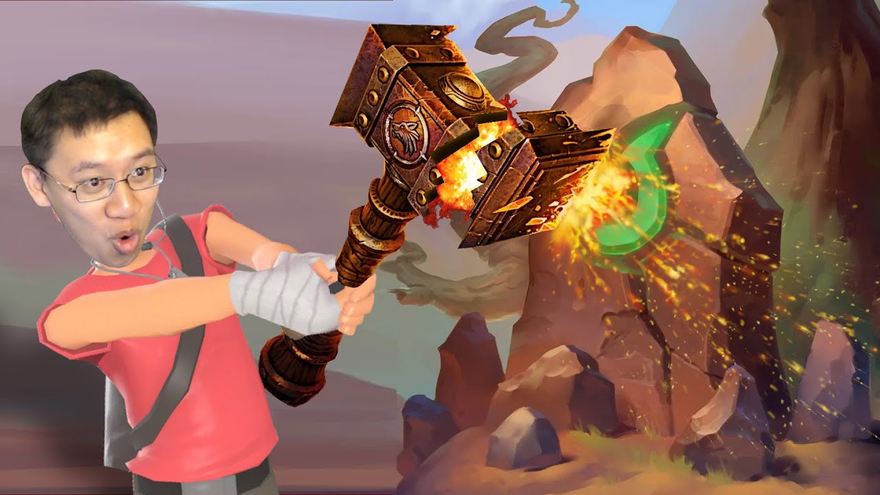Rock Beats Doomhammer | Shaman Arena | Forged in the Barrens | Hearthstone