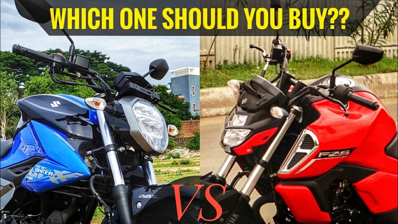 Подробный сравнительный обзор FZ V3 BS6 и Gixxer 155 BS6 | Какой выбрать? Rev Force Tamil
