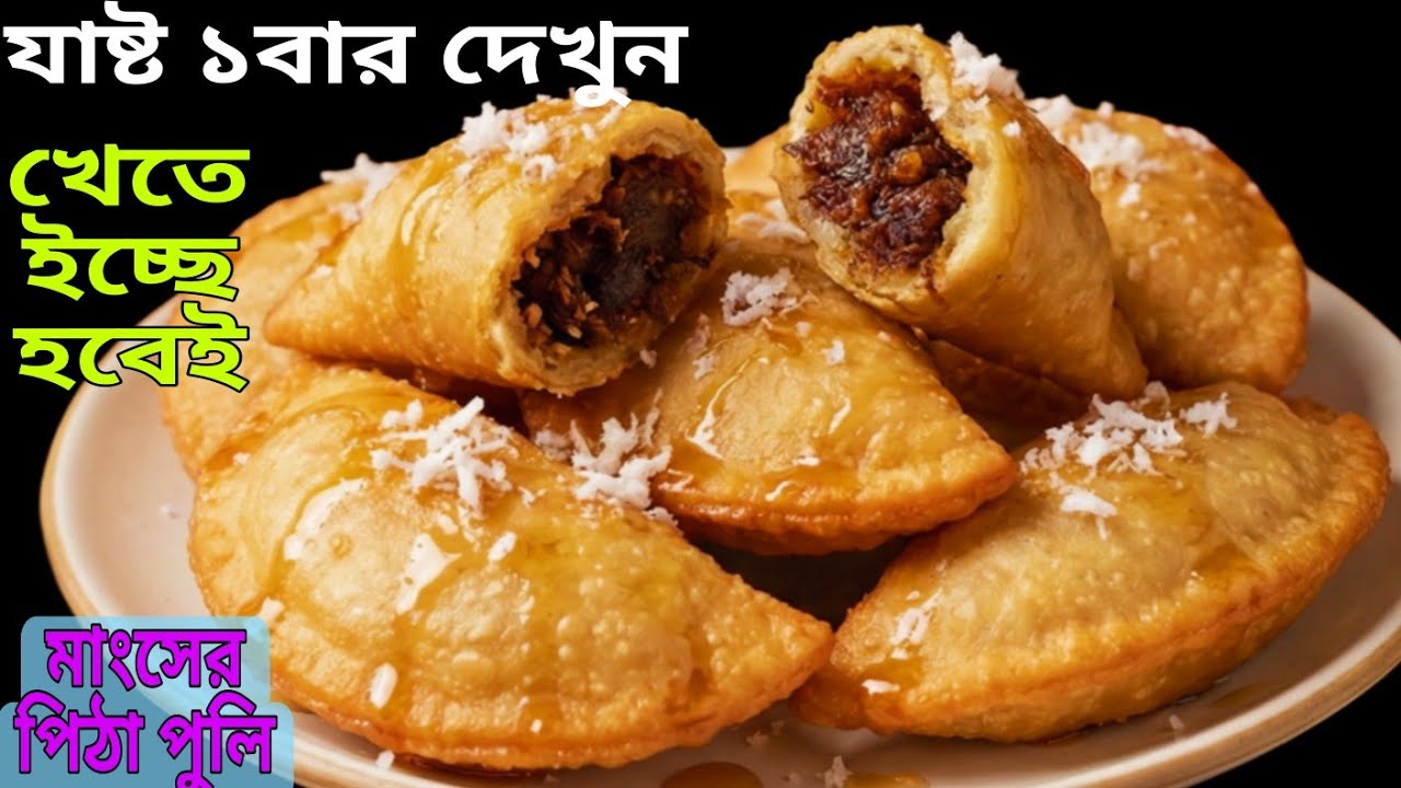 শীতকালে মাংসের এই ৩ রকম স্টাইলের টৈষ্টি ঝাল পিঠা বানিয়ে খেয়ে দেখুন মন ভরে যাবে New pitha recipe 