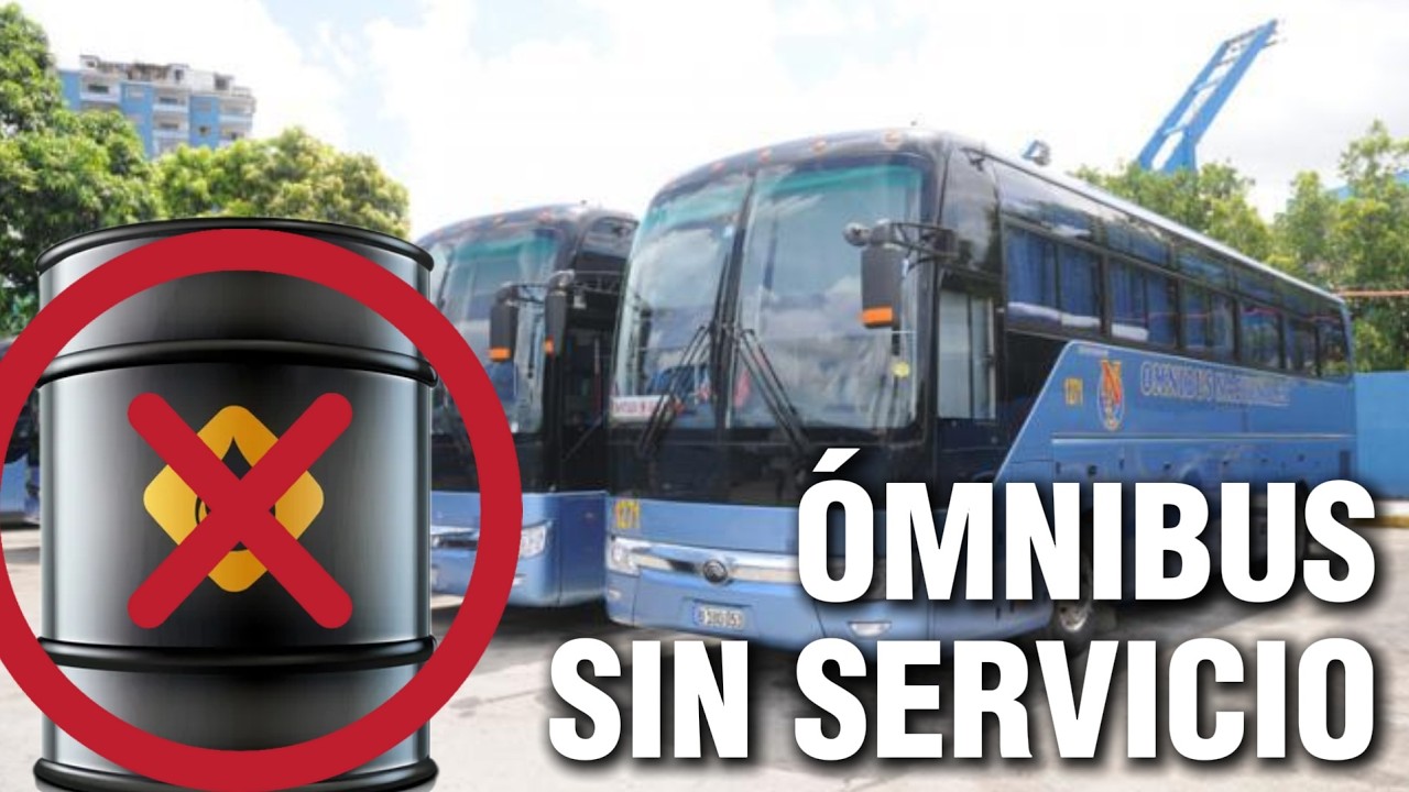 Esta terminal de ómnibus está cerrada temporalmente por falta de combustible