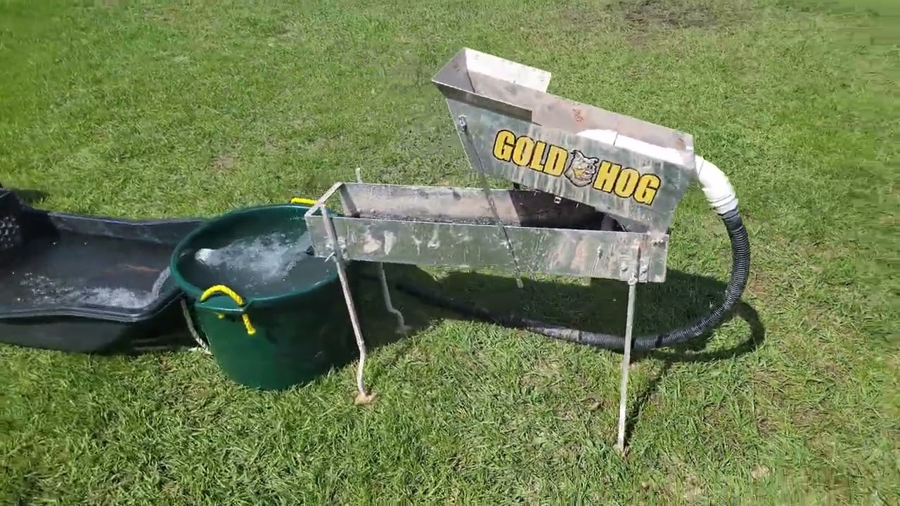 Gold Hog Mini Highbanker. 12Volt vs Gas. SeaFlo 4700gph & Honda wx15