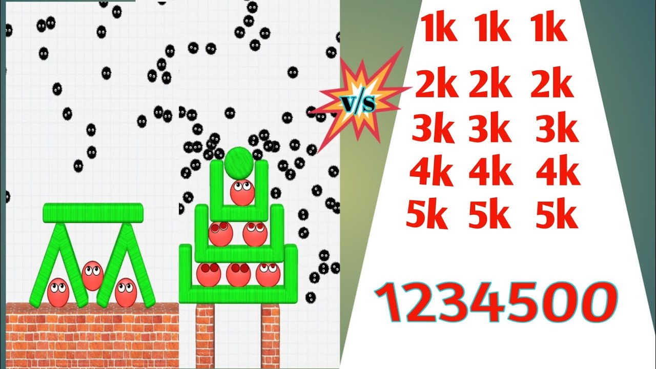 Hide ball 3d game v/s Number run 3d game today games play video #2 (akgamingfanatics) part. 2