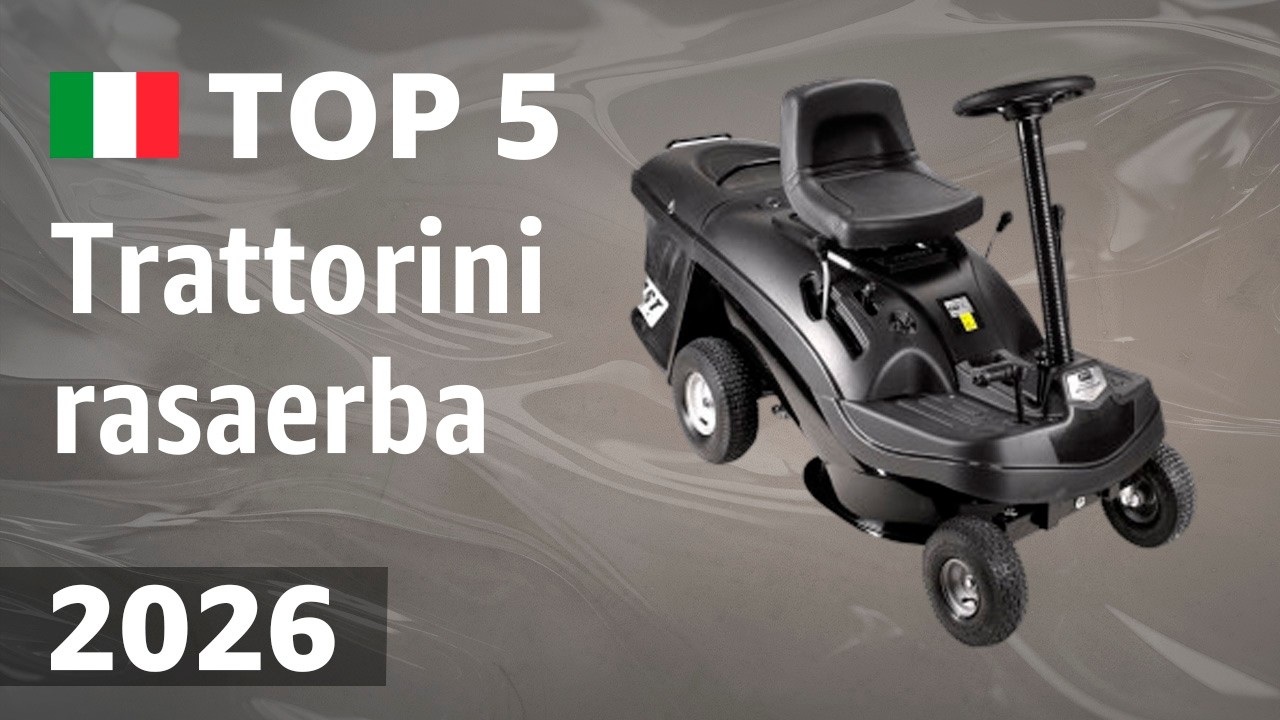 TOP—5. Migliori trattorini rasaerba (tosaerba con sedile) 2026