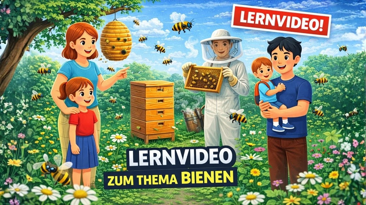 Lernvideo: Bienen 🐝- HSU Grundschule