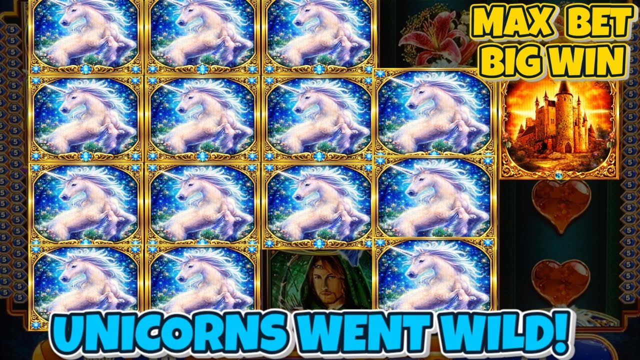 UNICORNS GONE WILD: ОГРОМНЫЙ ВЫИГРЫШ на игровом автомате Mystical Unicorn! WMS Classic MAX BET