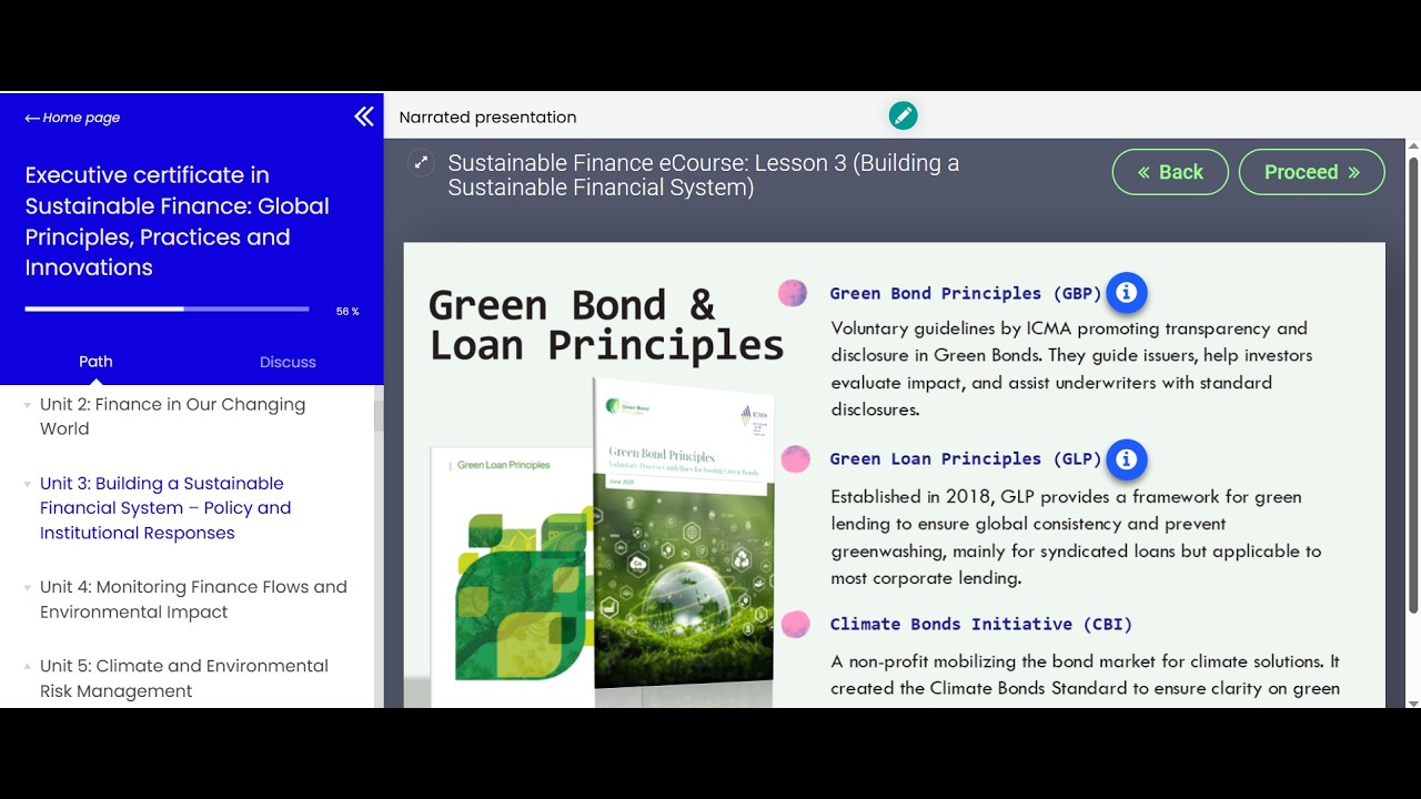 Defining green bonds, key principles, financial structures, issuance process and actors involved.