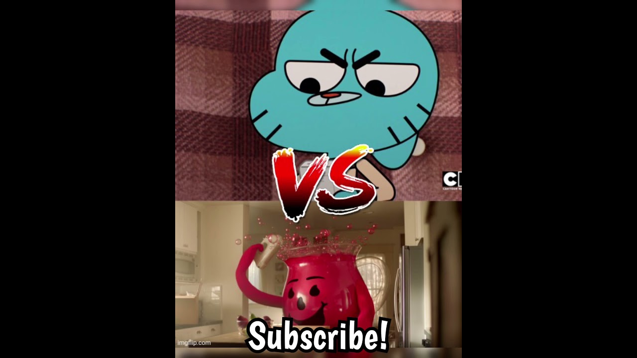 Gumball VS The Kool-Aid Man!