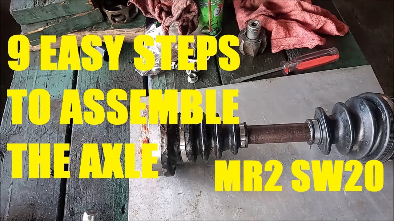 9 Easy Steps to Reassemble the Axle - Toyota MR2 SW20 E153 Turbo