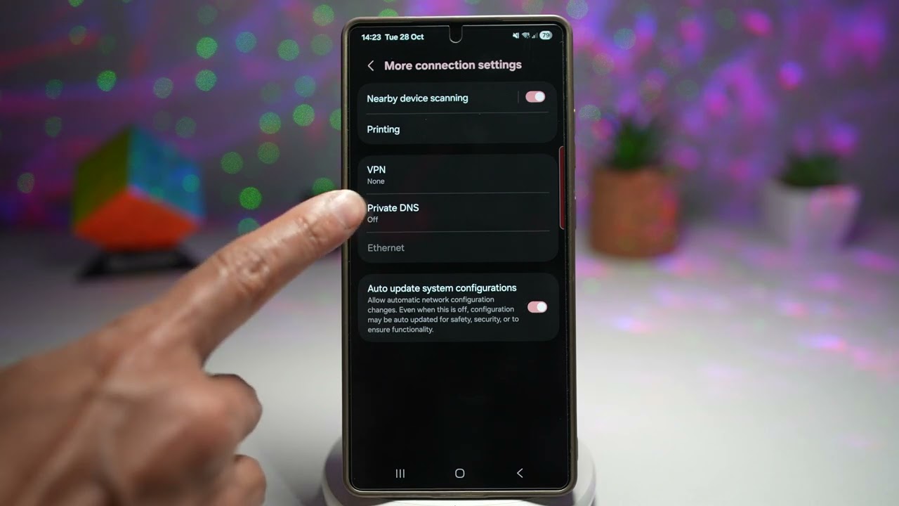 Как заблокировать рекламу и защитить конфиденциальность на Samsung Galaxy с помощью частного DNS
