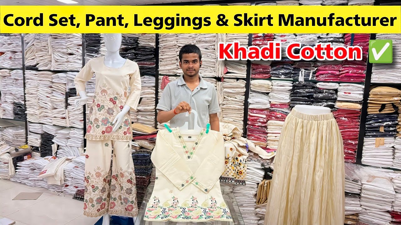 Khadi Cotton Garment Manufacturer In Dadar | Cord Set, Pant, Leggings & Skirt Wholesale
