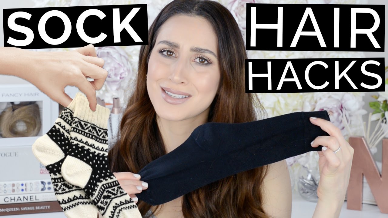8 WEIRD Hair Hacks With SOCKS You Won't Believe You Didn't Know